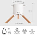 Modern Tabletop Christmas Tree Holder White
