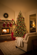 Christmas Room Wide Angle